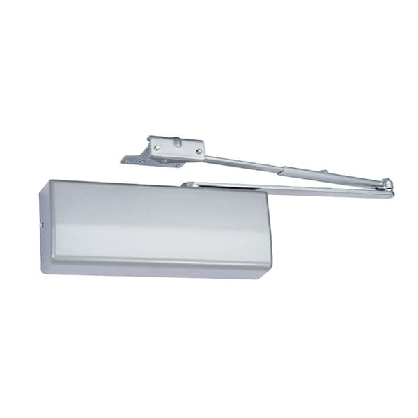 Grade 1 Surface Door Closer, Parallel Arm Spring Stop, Non-Handed, Aluminum Painted